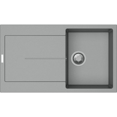 Enigma D100 lavello vasca e gocciolatoio croma EFFEZ