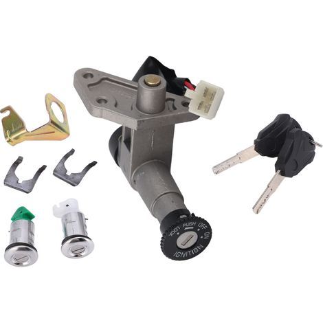 Jeu de Clés de Commutateur d'allumage, Pièces de Moto Universelles pour Cyclomoteur Scooter 150cc 4 Temps GY6. (1/5)