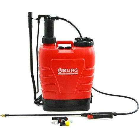 POMPA 16 LT A SPALLA-ZAINO NEBULIZZATORE IRRORATRICE 16 POMPANTE IN NYLON CON UGELLI (1/4)