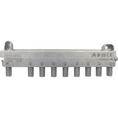 Splitter tv 8d 5-2400mhz 15/14db F 519508 (1/4)
