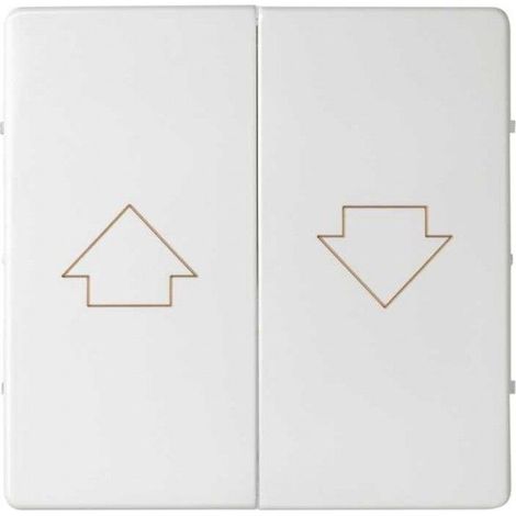 Simon 82 Concept Tecla doble persianas con enclavamiento blanco mate SIMON 8200028-090