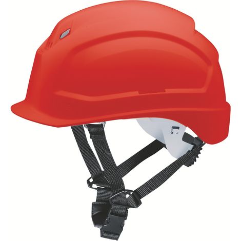 UVEX Schutzhelm pheos S-KR 9772 kurzer Schirm Drehrad rot