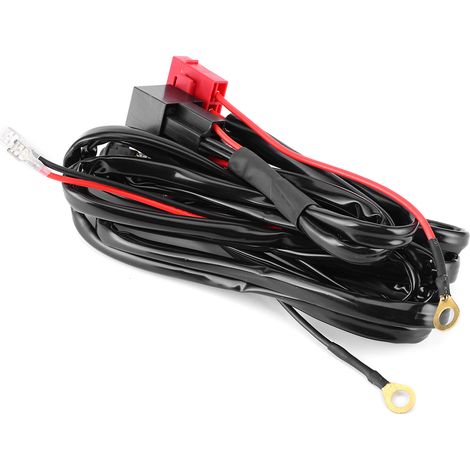Faisceau de câblage étanche 12V 40A pour interrupteur de phare LED longue portée, kit de montage haute puissance pour barres de spots (1/5)