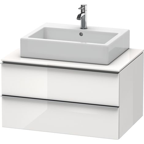 Duravit Happy D.2 Unità Vanity per console 800mm 6301, 2 cassettiera, Colore (anteriore/corpo): quercia cashmere impiallacciato in vero legno - H2630101111 (1/2)