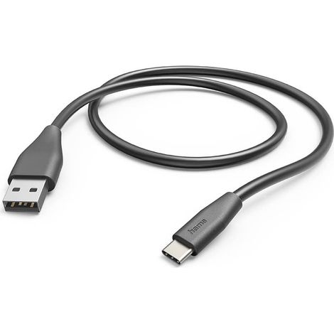 Cavo di ricarica hama da usb a a usb c nero 15 m