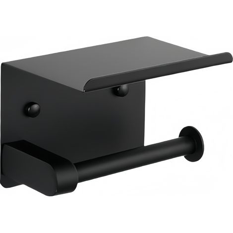 Porte-rouleau de papier toilette en acier inoxydable 304 pour salle bain et toilettes (1/4)