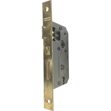 SERRATURA 'PATENT' B.Q. ottonato verniciato E 50  - BONAITI