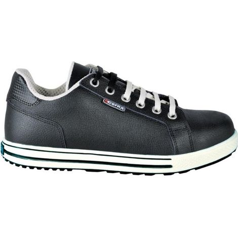 Cofra – Chaussures de sécurité Throw S3 SRC taille 43 – Cuir hydrofuge – Semelle anti-perforation APT Plate – Embout aluminium 200J (1/6)
