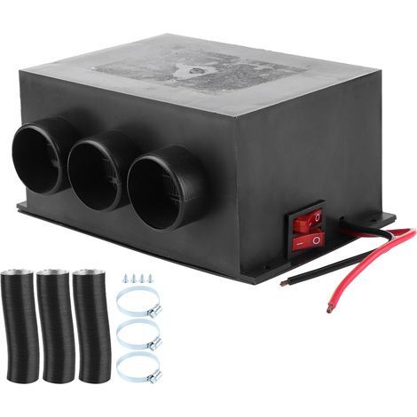 Tragbare 12V-Autoheizung, 3 Löcher, Winterheizung, Windschutzscheibenentfroster, Beschlagentferner (1/5)