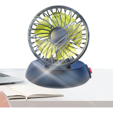 Ventilateur Voiture – Tête Unique – Pliable 3 Vitesses – Inclinaison – Camion/Camping-Car (1/5)