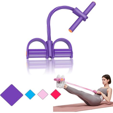 Bande de résistance pour pédales, musculature, équipement de fitness, bande de résistance élastique pour exercices et entraînements (1/5)