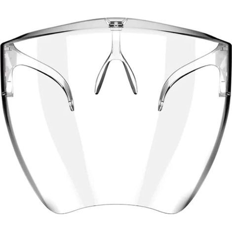 Pastoralist Bouclier de visage de broyage, bouclier à face transparent du masque de protection transparent visière de protection contre le visage complet à poussière (1/5)
