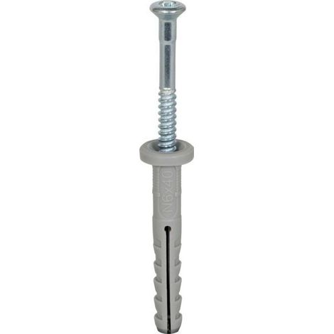 Tassello con chiodo N 5 x 40 N-f confezione da 100