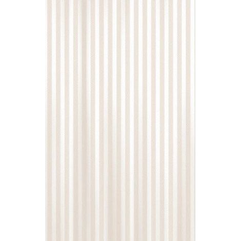 Rideau de douche 180x200cm, PE, beige