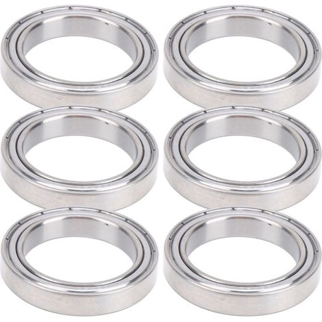 10 roulements à billes de rechange S6806Z pour moteur de pompe à eau, à gorge profonde en acier (1/5)