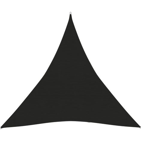 Voile d'ombrage Voile de parasol - 160 g/m² Noir 4,5x4,5x4,5 m PEHD BV749371 - BonneVie (1/5)
