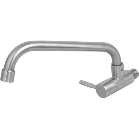 1/2BSP 304 Edelstahl Wandhalterung Drehwaschbecken Becken Wasserhahn (05a38bf21120177df70c98cf350b (1/5)