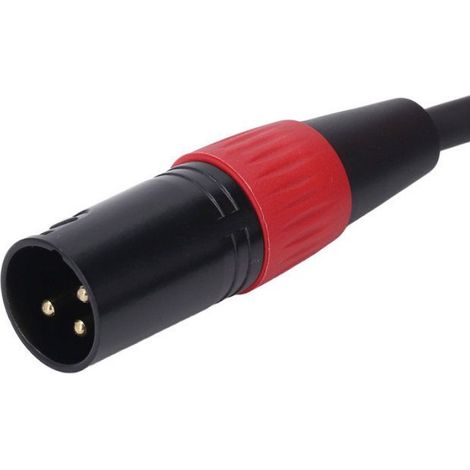 Câble répartiteur en Y double XLR mâle Câble séparateur en Y 1/4 pouces vers double XLR mâle, câble stéréo 2 m / 6,6 pieds (1/4)