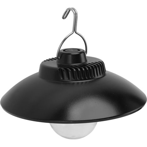 Hängende LED-Campinglampe, warmes Licht, leicht, tragbar, USB-aufladbar, Haken für den Außenbereich inklusive (1/5)