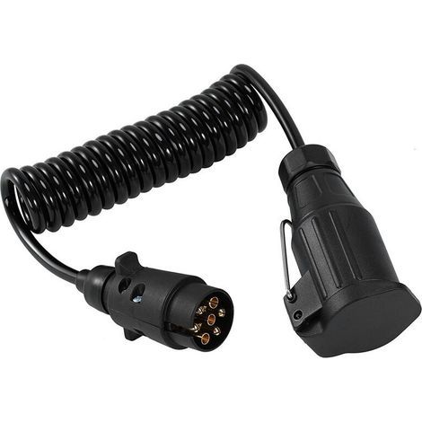 Anhängerverlängerungskabel, 7-13-poliger Anhängerstecker, 12V-Anhängerverlängerungskabel mit Anhängerstecker für Autoanhängerzubehör (1 Stück) (1/5)