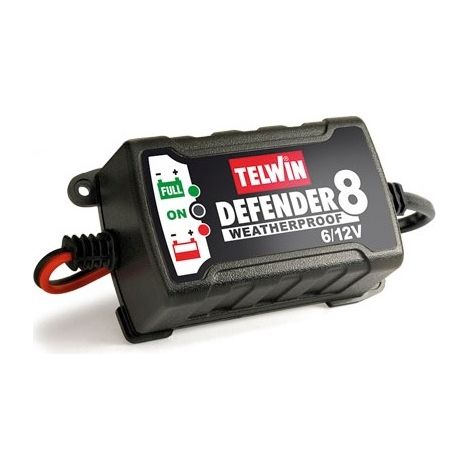Telwin caricabatteria mantenitore di carica con controllo automatico per accumulatori al piombo 6/12V