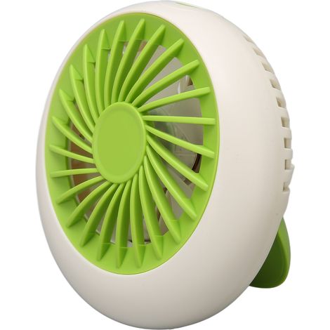 Multifunktionaler USB-Tischventilator mit 3 Geschwindigkeitsstufen, leise und starker Luftstrom, ideal für Schlafzimmer, Büro, Schreibtisch und Reisen (grün) (1/5)