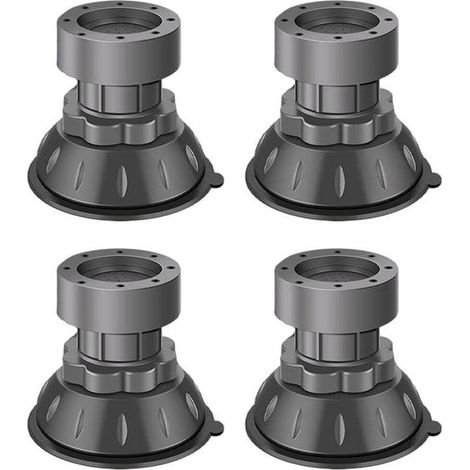 Lot de 4 patins de réduction du bruit réglables pour appareils électroménagers antidérapants avec stabilité améliorée (1/5)