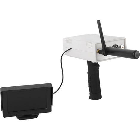 Détecteur de métaux portable avec écran LCD couleur, vision nocturne, scanner manuel pour recherche d'or, casque inclus, prise UE 100-240V (1/5)