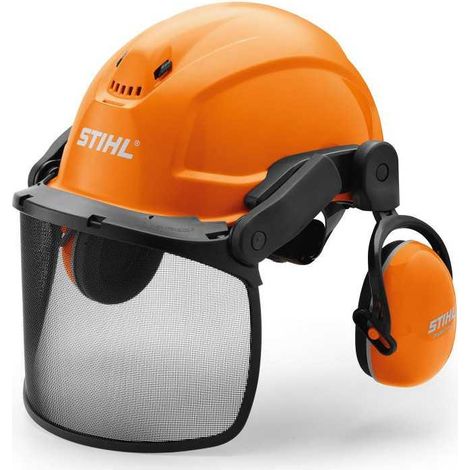 Casque de protection STIHL DYNAMIC Ergo 0000 888 0808 orange visière grillagée SNR 28