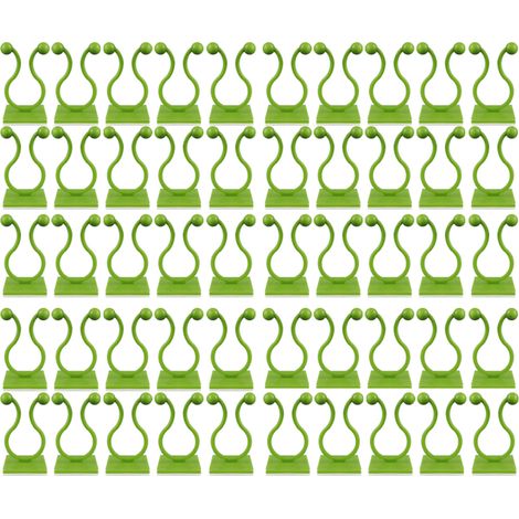 Soporte de pared Cirrus para plantas trepadoras verdes con gancho autoadhesivo (1/5)