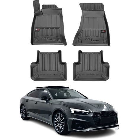 Tapis de Sol pour Audi A5 Sportback F5 2016-2025 OMAC Premium Noir Caoutchouc