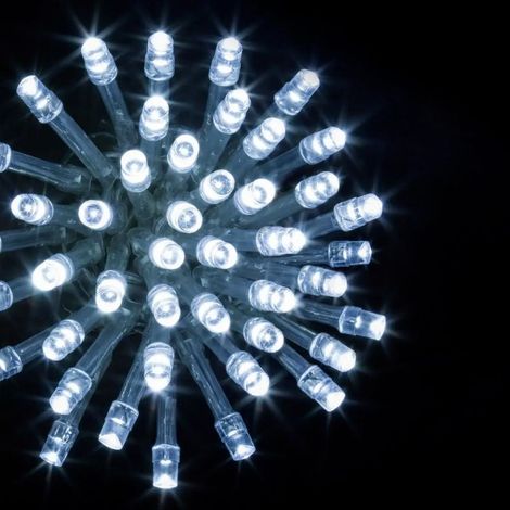 Paris Prix - Guirlande De Noël Lumineuse timer 30m Blanc Froid