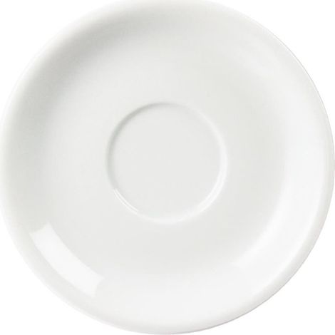 Soucoupes Pour Tasses À Cappuccino Blanches (Lot de 12) - Ref CB470 - Olympia (1/5)