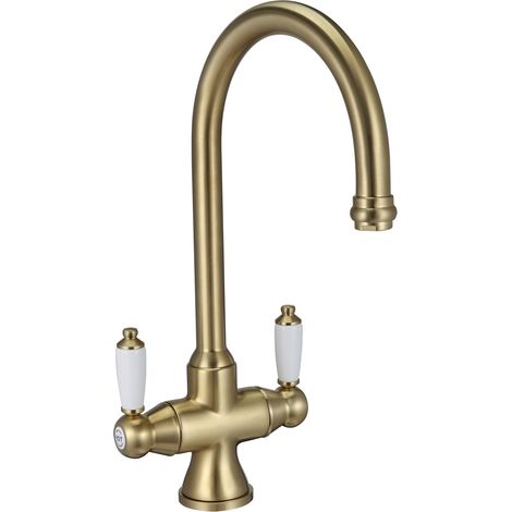Bristan RS SNK EF BB Reniassance Easyfit Kitchen Sink Mixer Tap Brushed Brass