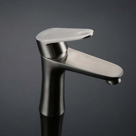Robinet Lavabo Salle de Bain en Métal , Petit Robinet WC Pour Invités , SUS304 , lavabo de petite taille , lavabo , robinet de salle de bains (1/3)