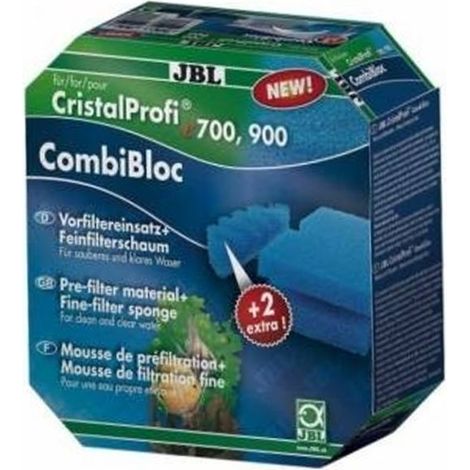 Recharge Mousse de Préfiltration + Filtration Fine CombiBloc pour CristalProfi E701/E901 - JBL