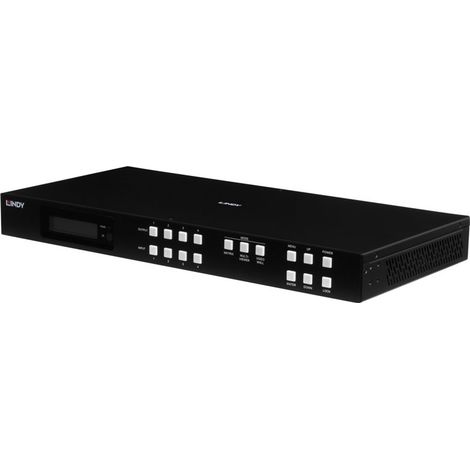 Matriz multivista 4x4 HDMI 4K60 sin fisuras con escalado de videowall (1/2)