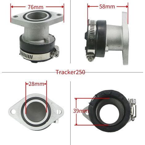 Collecteur d'admission de carburateur pour YAMAHA Tracker250 YFM250 1999-2004 4XE-135 (1/4)