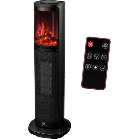 Radiatore ceramico oscillante Lizeo 2000 W nero Sannover
