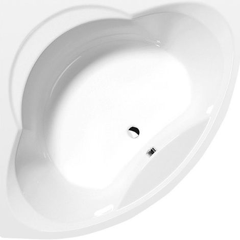 Bain de coin ALEXANDRA 140x140x42cm, Blanc