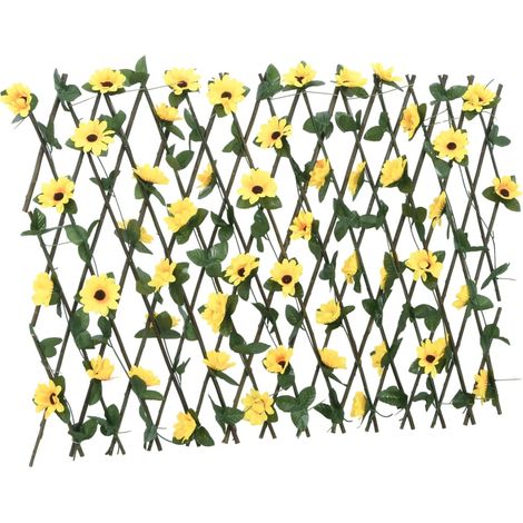 Treillis de lierre artificiel extensible 5 pcs jaune 180x60 cm CFW58784 (1/5)