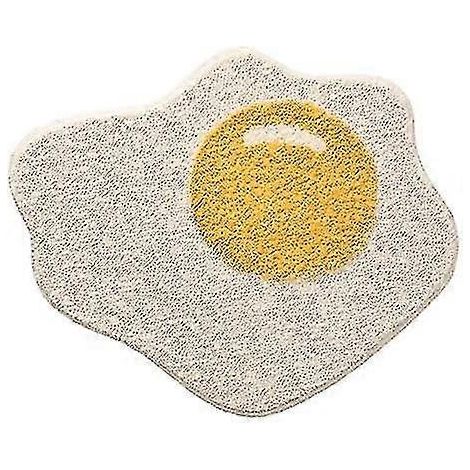 Tapis de bain en forme d'œuf, antidérapant, mignon, tapis de bain, tapis d'entrée, tapis de cuisine, tapis de chambre à coucher (1/5)