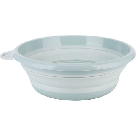 Bassine Pliable - En PP Et TPE - Pour Cuisine Camping Voyage - Bleue (1/5)
