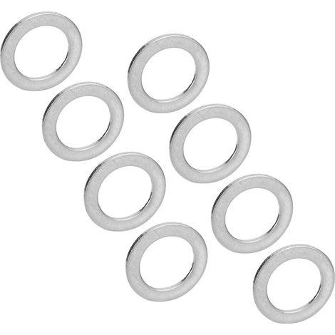 Rondelle plate inox 6mm intérieur 9mm extérieur lot 60 pièces kit accessoires entretien maintenance (1/5)