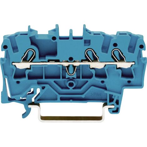 WAGO 2002-1304 Durchgangsklemme 5.20 mm Zugfeder Belegung: N Blau 1 St.