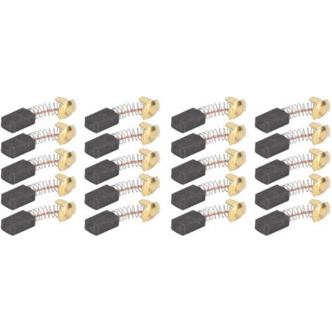 Confezione da 20 spazzole di carbone per smerigliatrice angolare, ricambi per trapano elettrico e trapano a percussione. (1/5)
