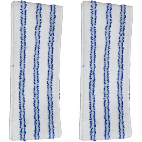 Lot de 2 chiffons en microfibre pour nettoyeur vapeur Polti Vaporetto, Vaporflexi Brush, Vaporetto Pro, Classic, Eco Pro 3.0, Vaporetto Eco Pro 3000, Edition, Evolution