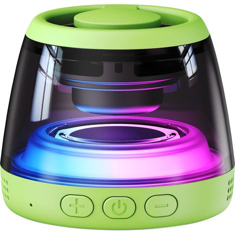 Le support magnétique vert convient aux enceintes portables avec éclairage RGB, Bluetooth et caisson de basses, ce qui l (1/5)