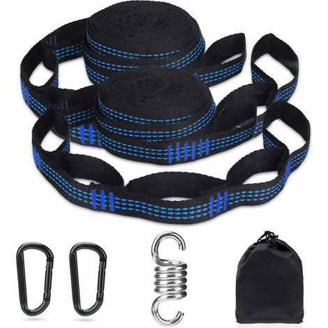 Filiyano – support pour hamac de – Sangles pour hamac, chaise hamac, balançoire, support pour hamac de camping, randonnée, sangle d'extérieur : 2 (1/5)