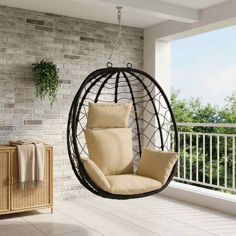 vidaXL Cojín Adirondack PUTTEN 100% Poliéster Beige 60 x 145 x 10 cm (1/5)